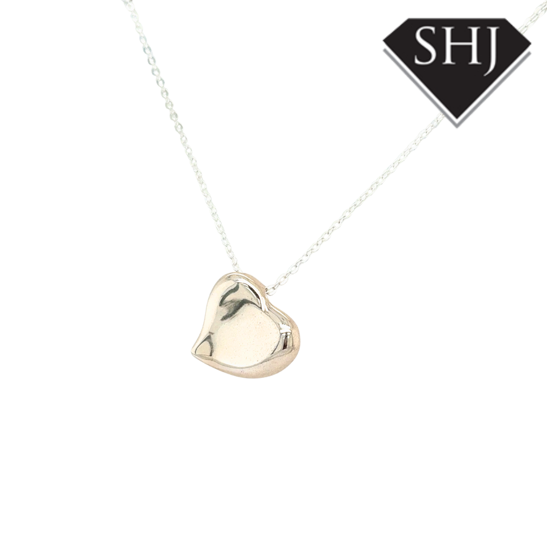 Silver Heart Pendant & Chain