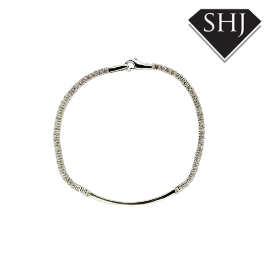 Silver CZ Tennis Bracelet