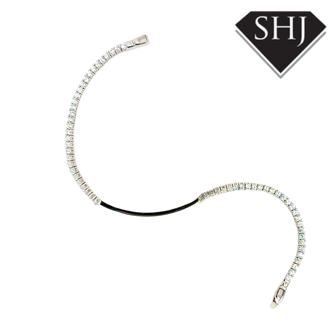 Silver CZ Tennis Bracelet