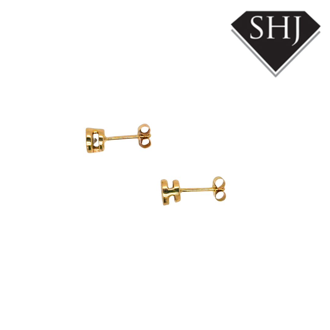 10ct Yellow Gold 0.40ct Diamond Earrings