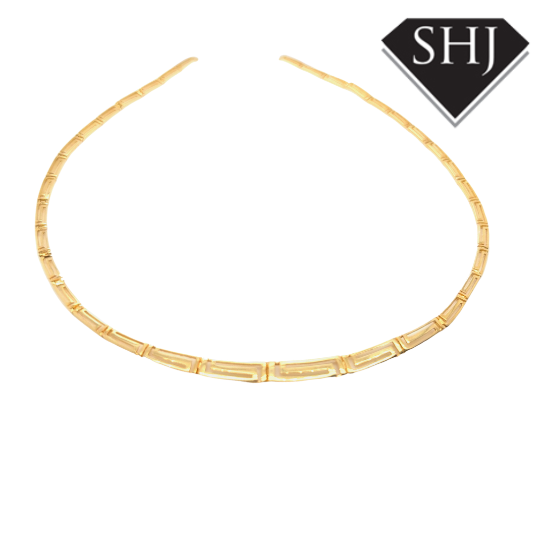 14ct Yellow Gold Key Design Necklace