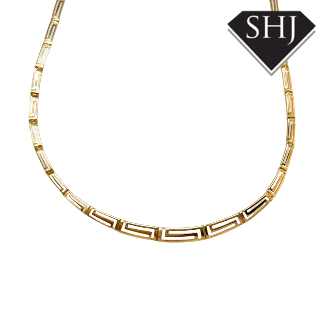 14ct Yellow Gold Key Design Necklace