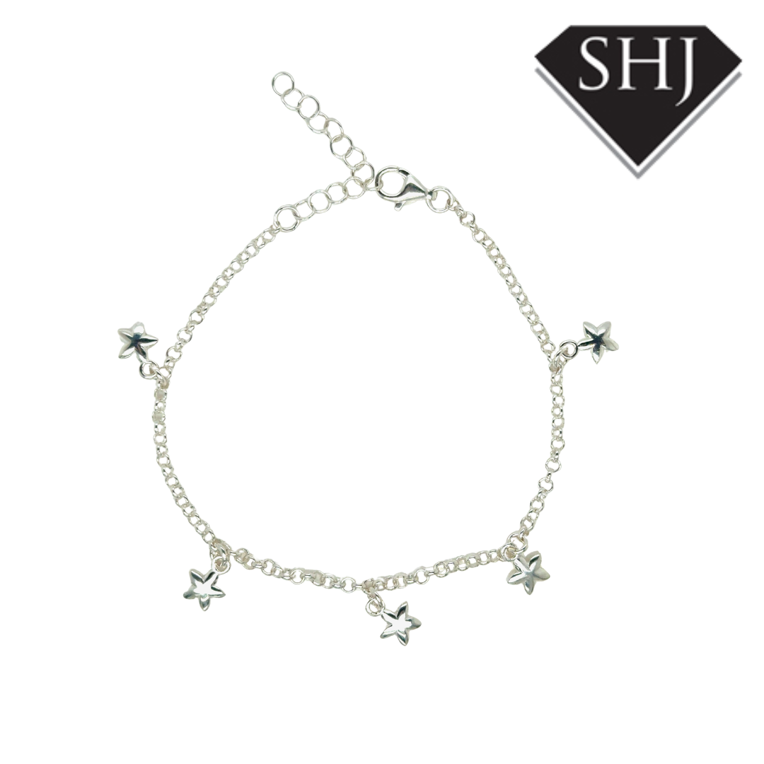 Silver Star Bracelet