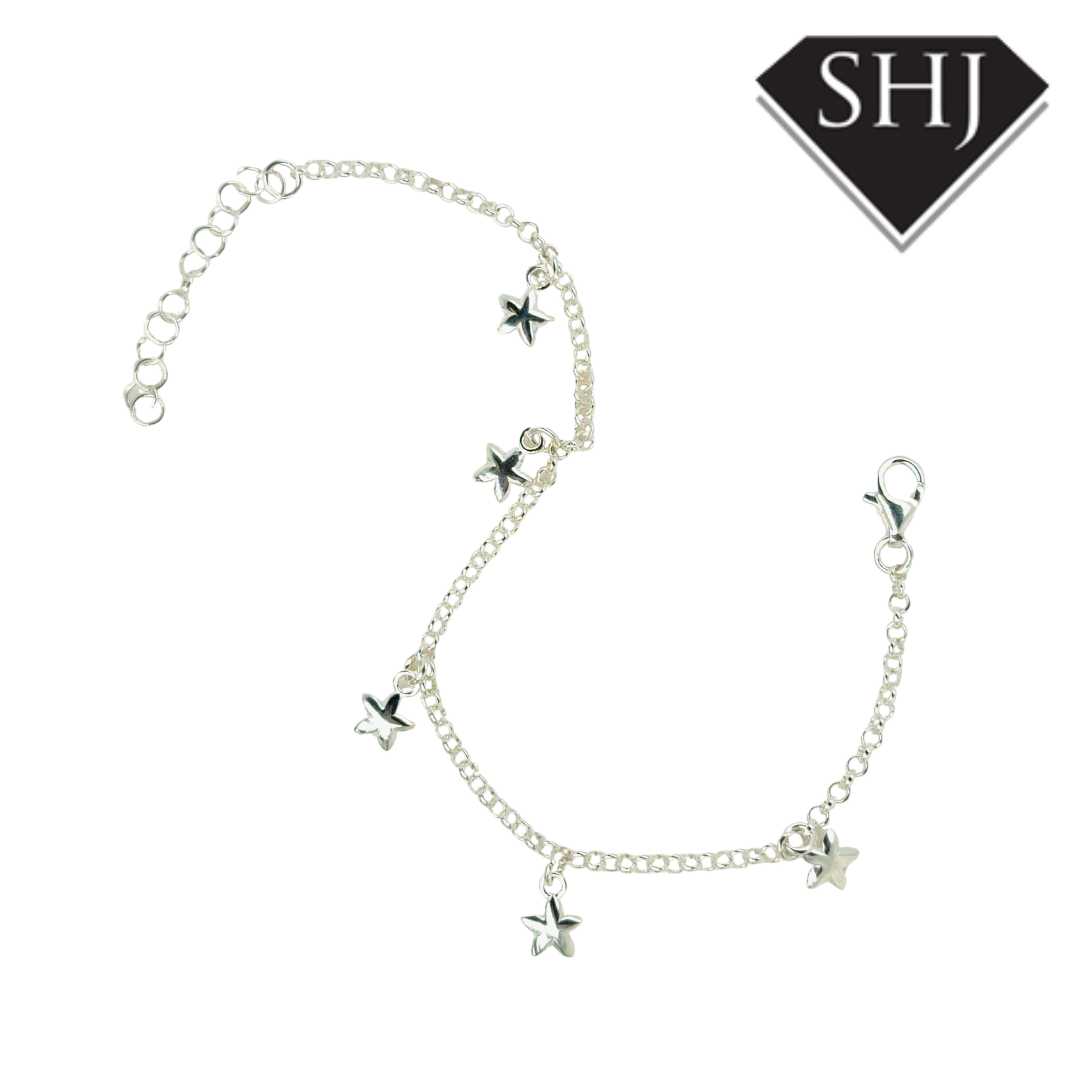 Silver Star Bracelet