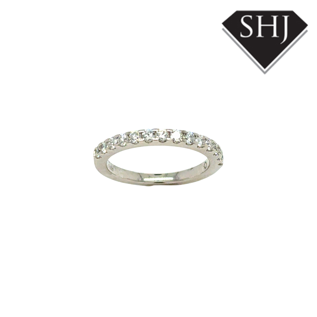 9ct White Gold Lab Grown 0.50ct Diamond Eternity Ring