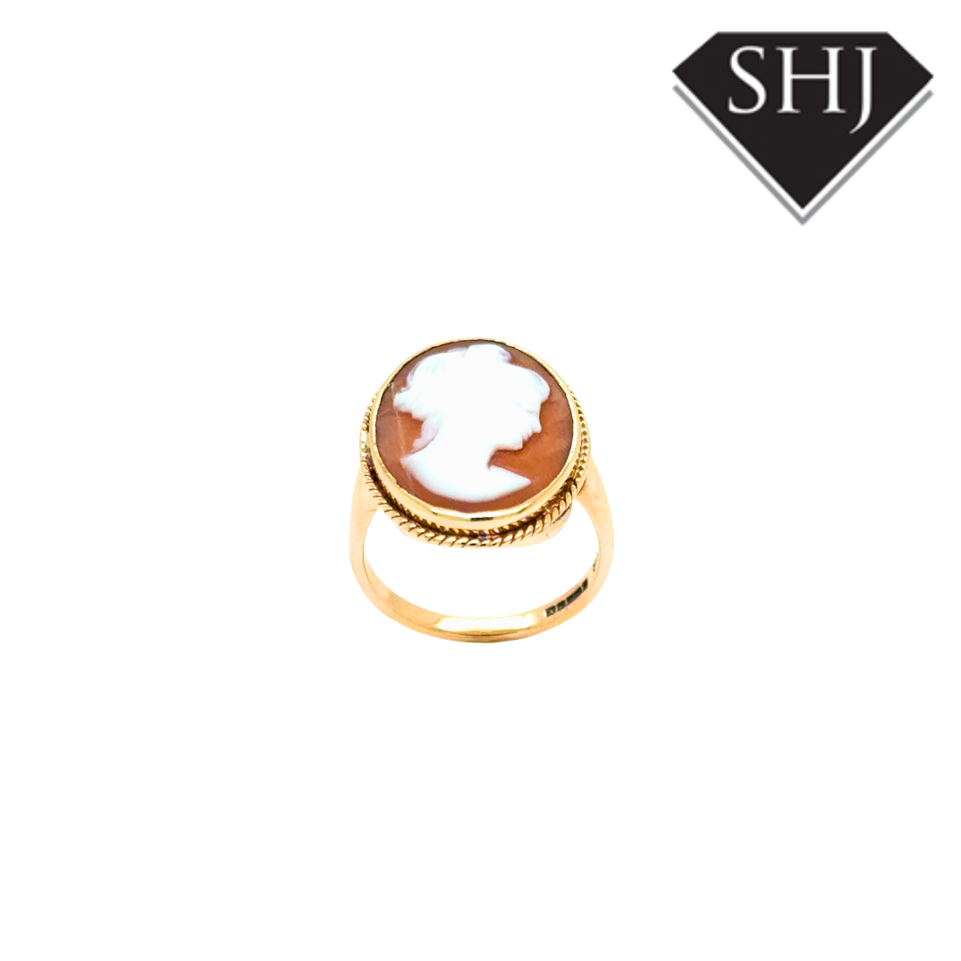 9ct Yellow Gold Cameo Ring