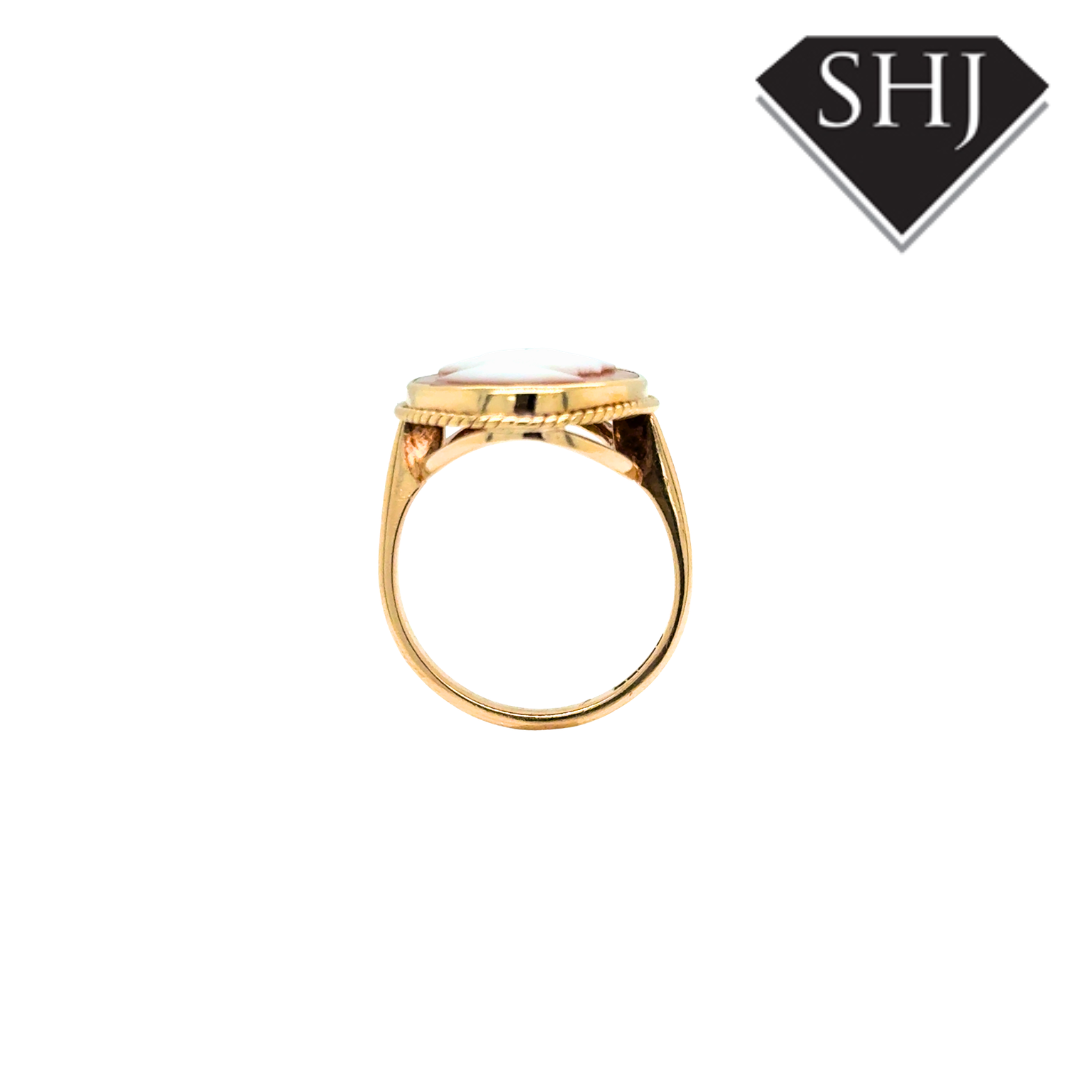 9ct Yellow Gold Cameo Ring