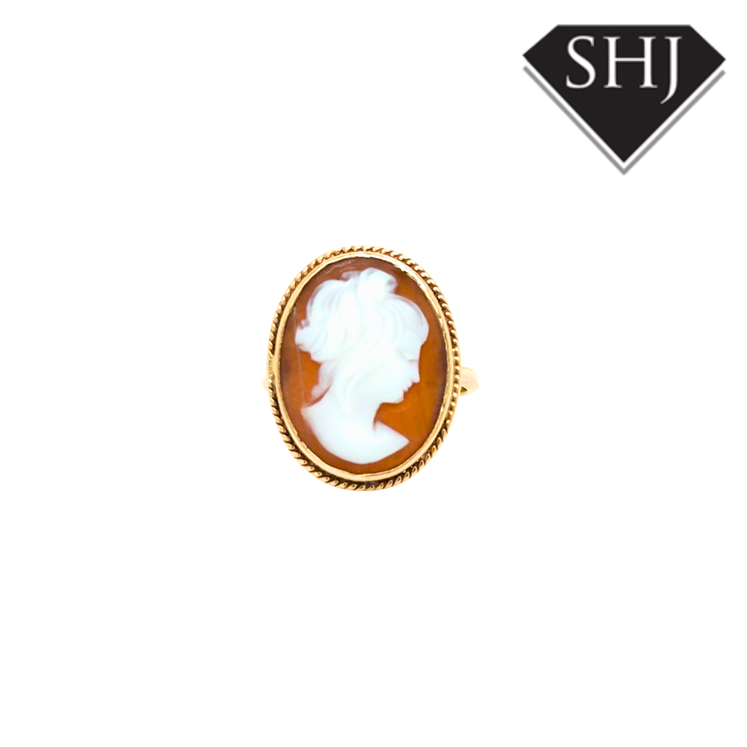 9ct Yellow Gold Cameo Ring
