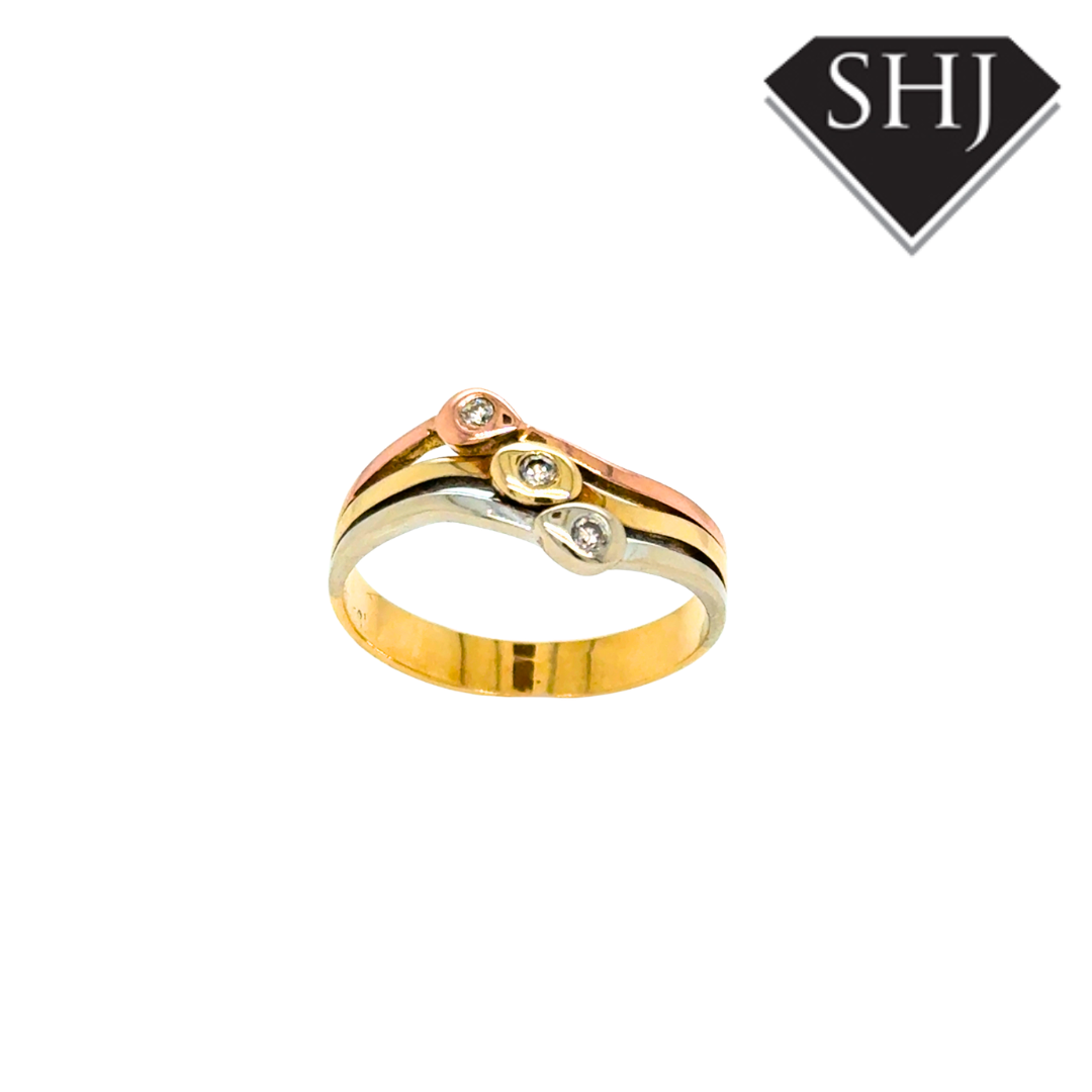 14ct Tri Gold Ring