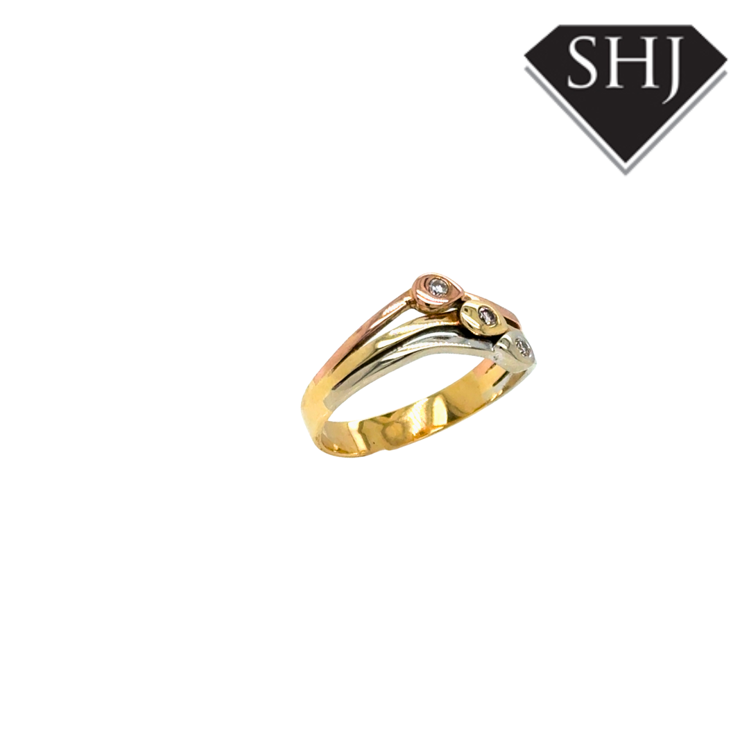 14ct Tri Gold Ring