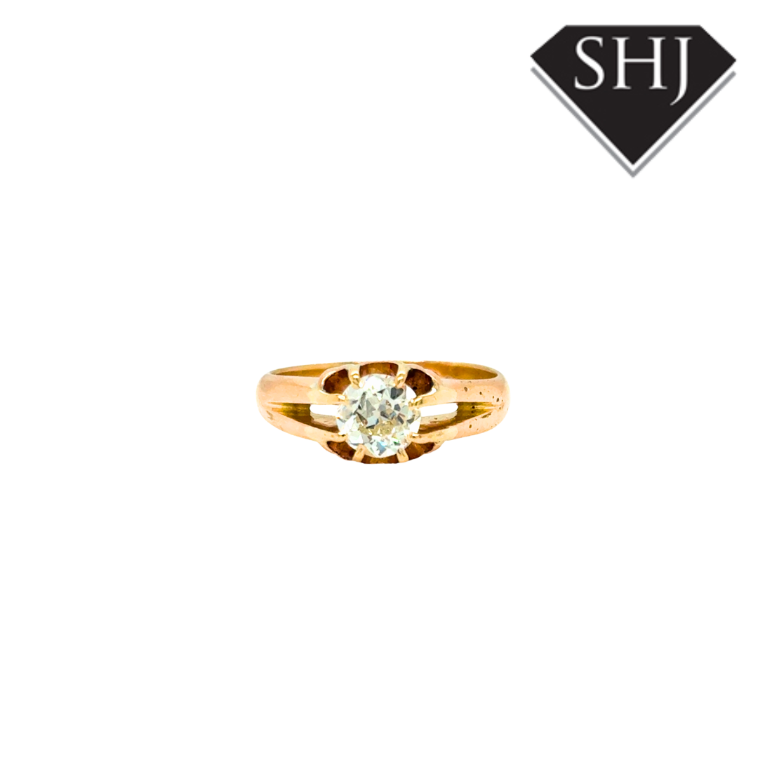 18ct Yellow Gold 0.90ct Diamond Ring