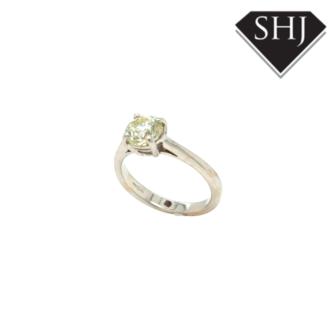 18ct White Gold 1.00ct Diamond Ring