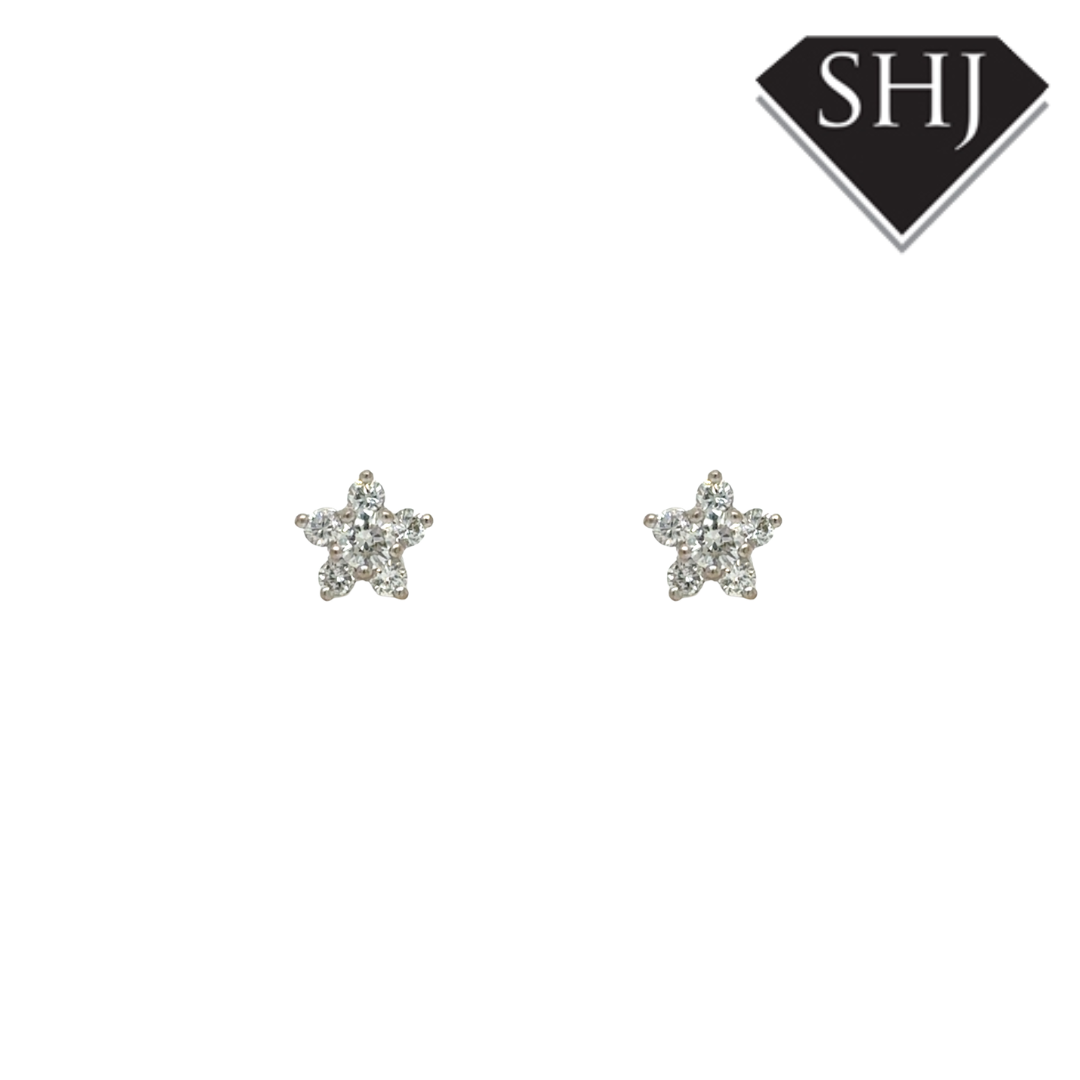 18ct White Gold 0.50ct Diamond Stud Earrings