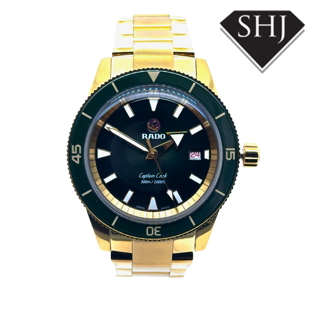 Rado Gold Plated Captain Cook 2025 Watch