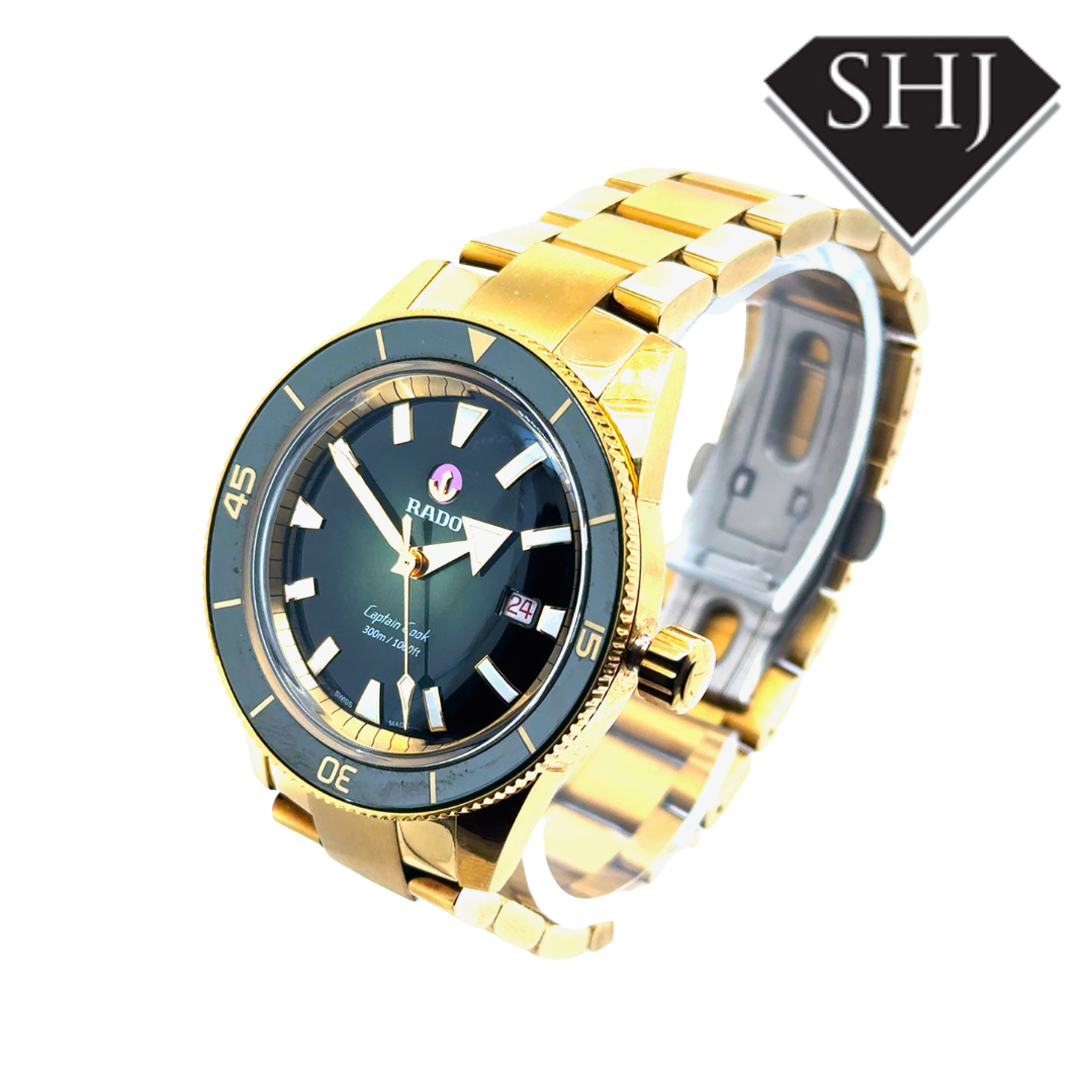 Rado Gold Plated Captain Cook 2025 Watch