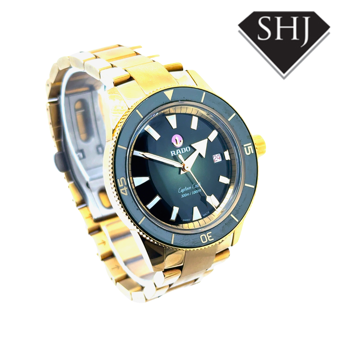 Rado Gold Plated Captain Cook 2025 Watch