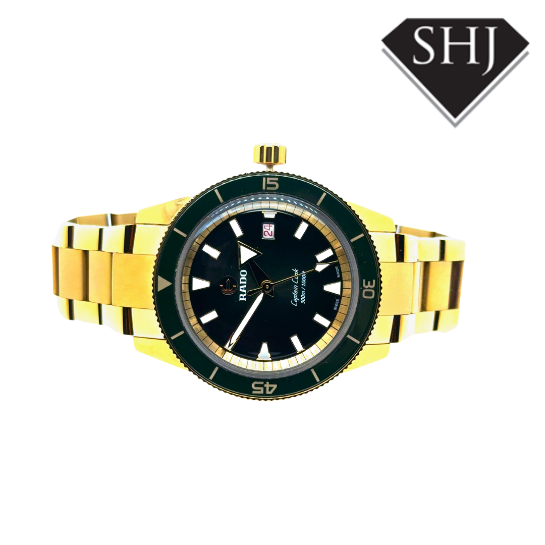 Rado Gold Plated Captain Cook 2025 Watch