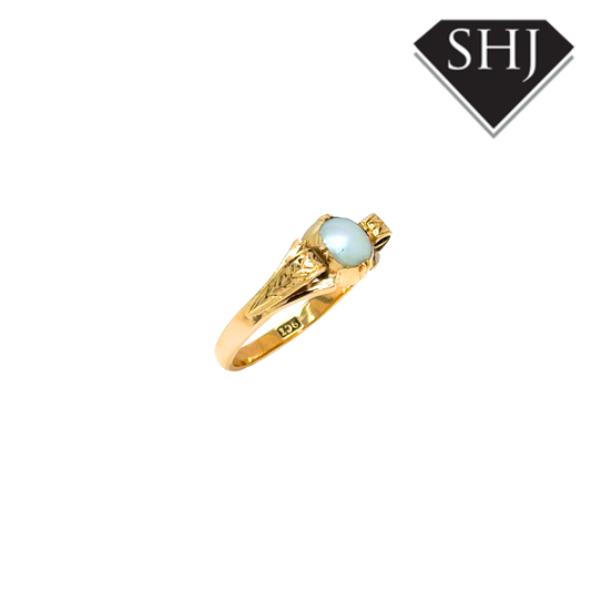 9ct Yellow Gold Pearl Ring