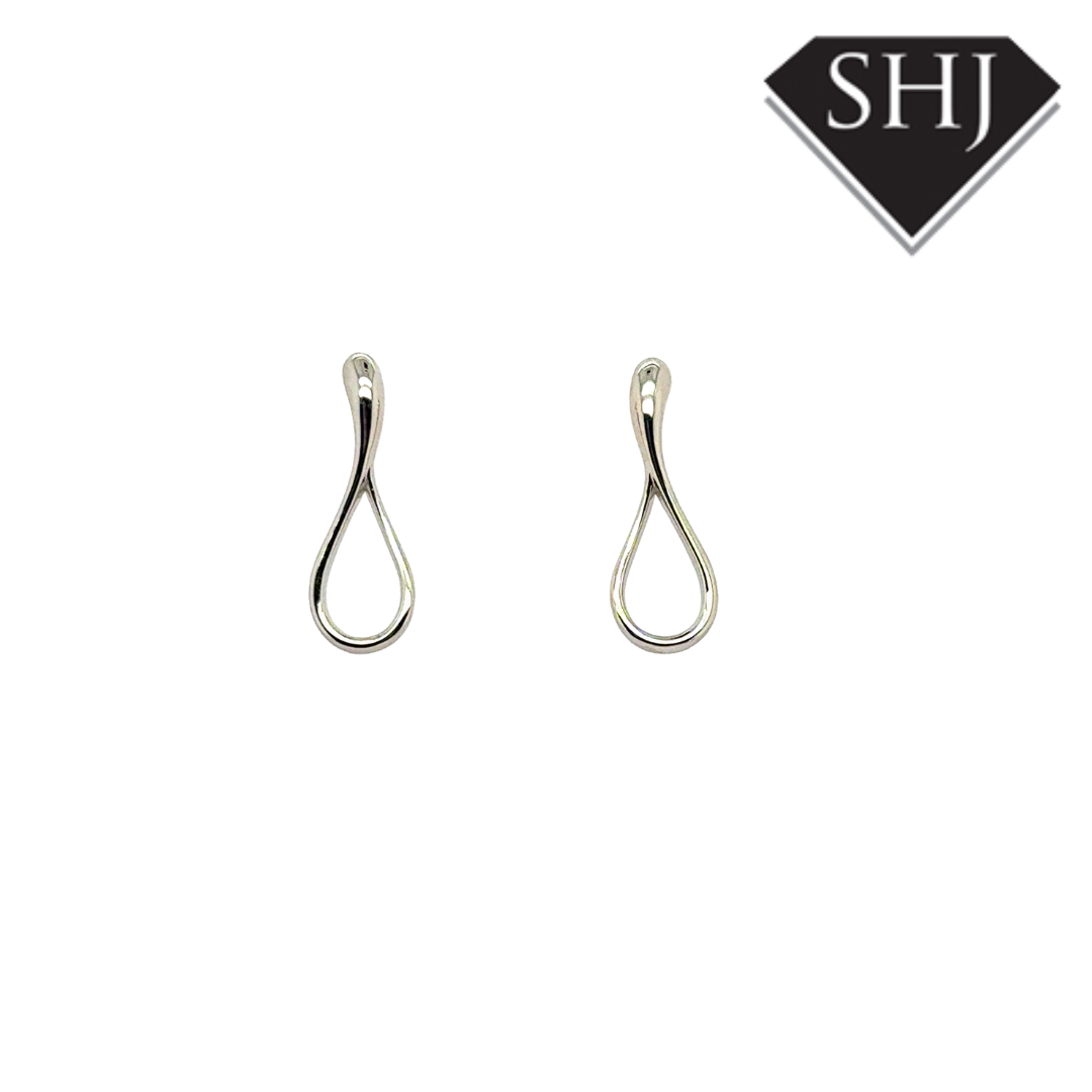 Silver Teardrop Earrings