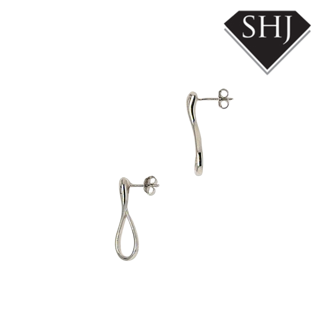 Silver Teardrop Earrings