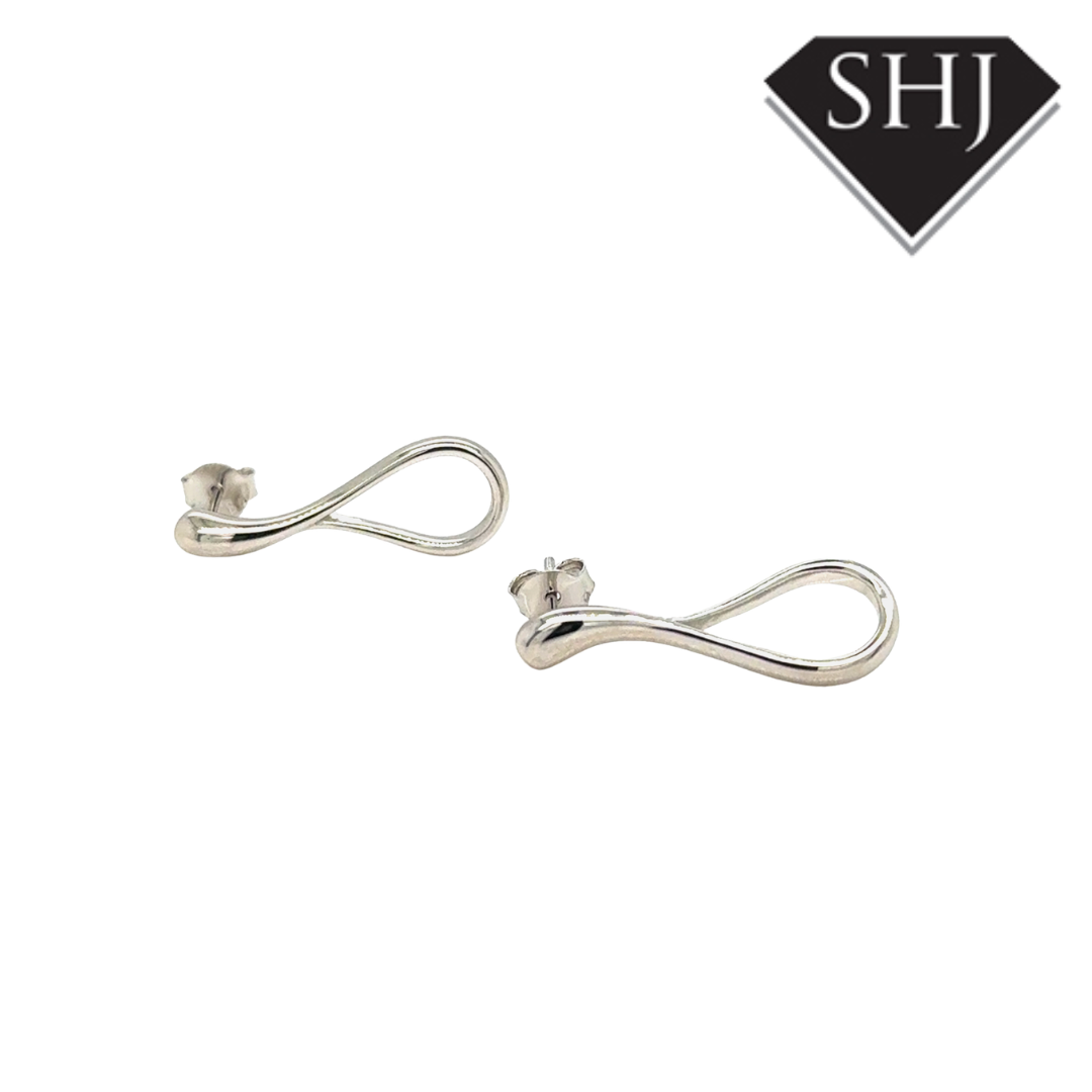 Silver Teardrop Earrings