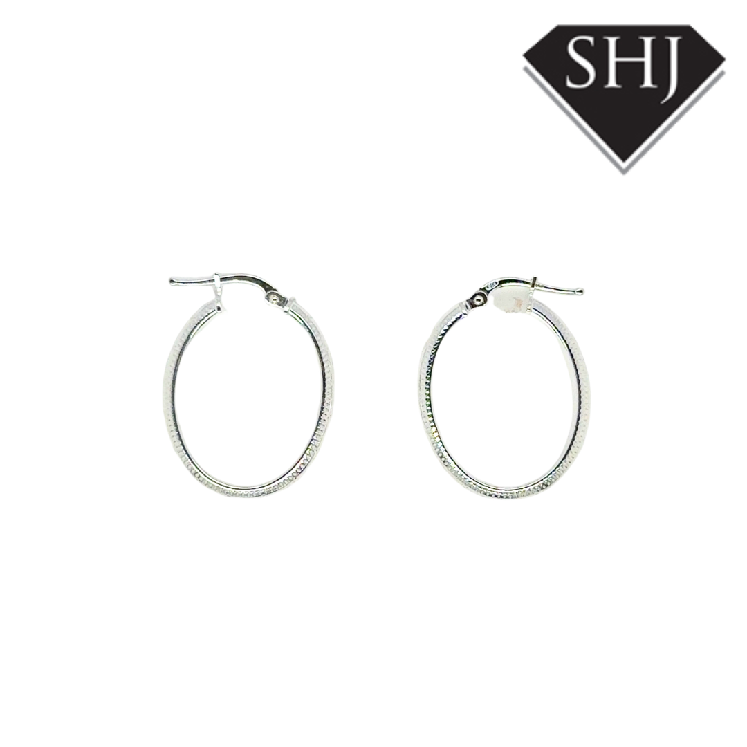 Silver Hoop Earrings