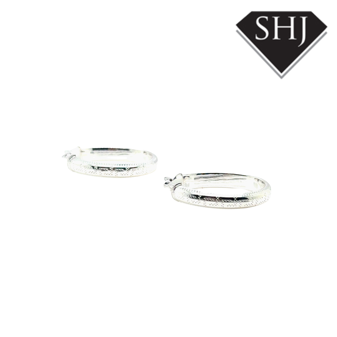 Silver Hoop Earrings