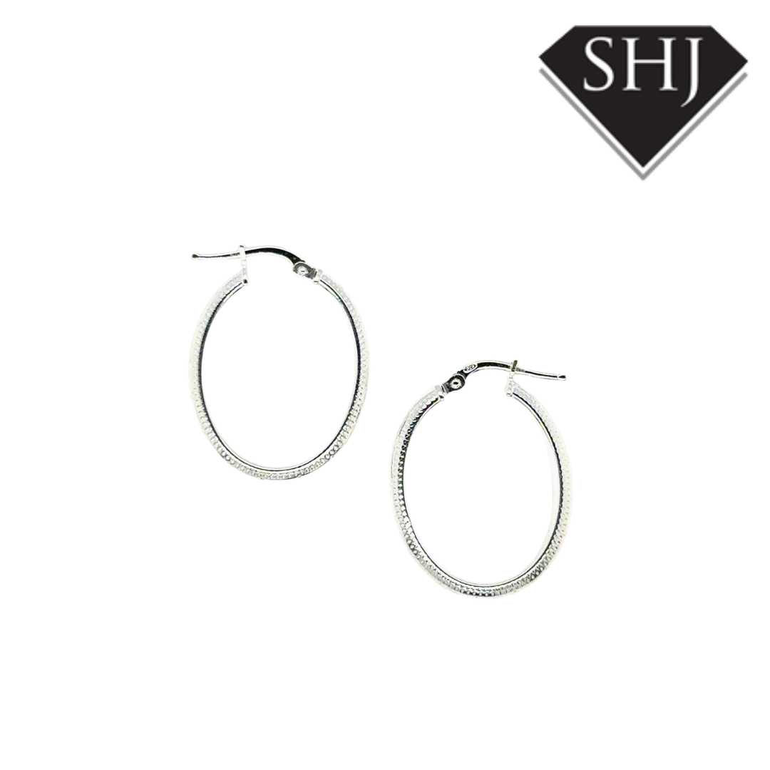 Silver Hoop Earrings