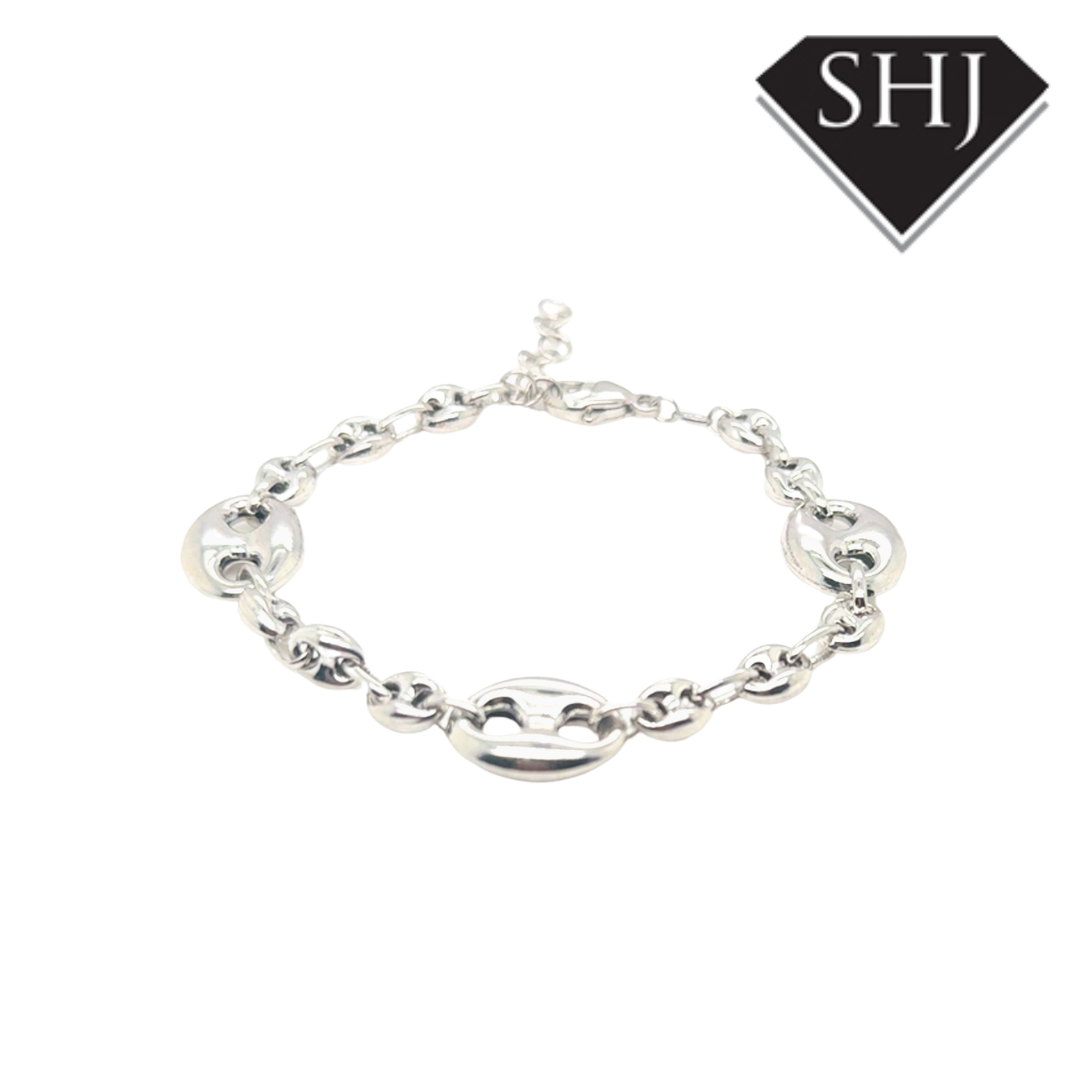 Silver Marine Chain Bracelet