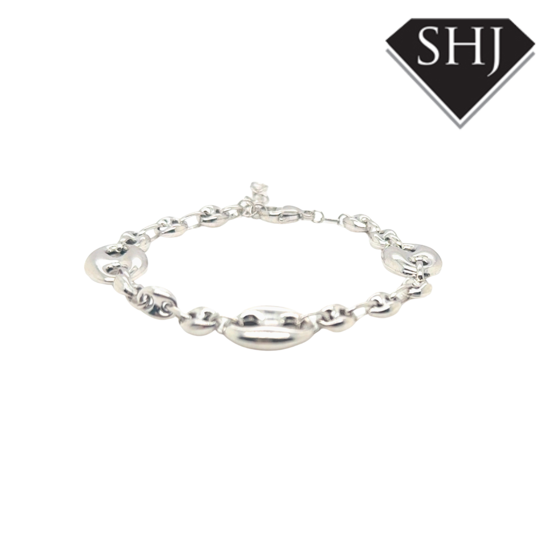 Silver Marine Chain Bracelet