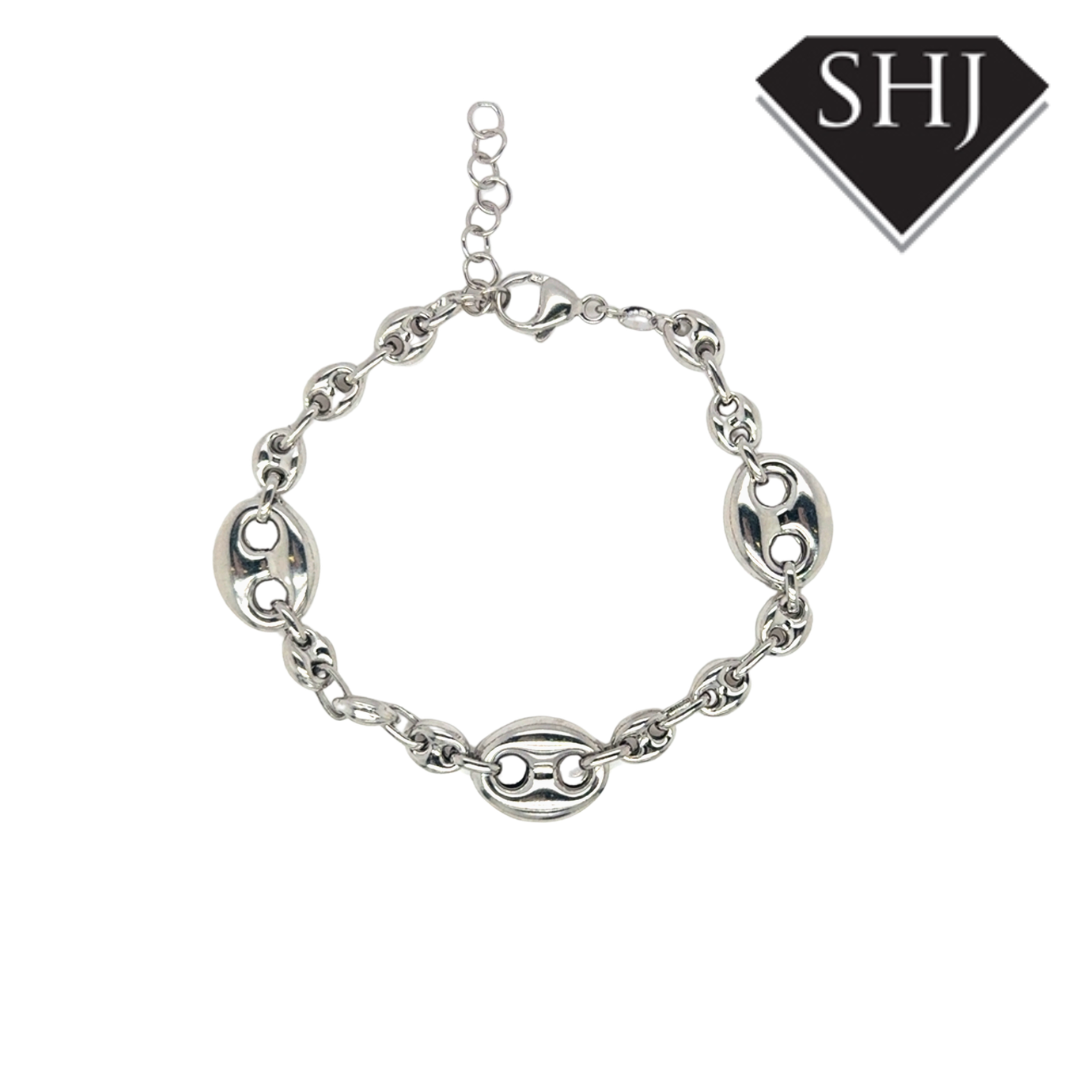 Silver Marine Chain Bracelet