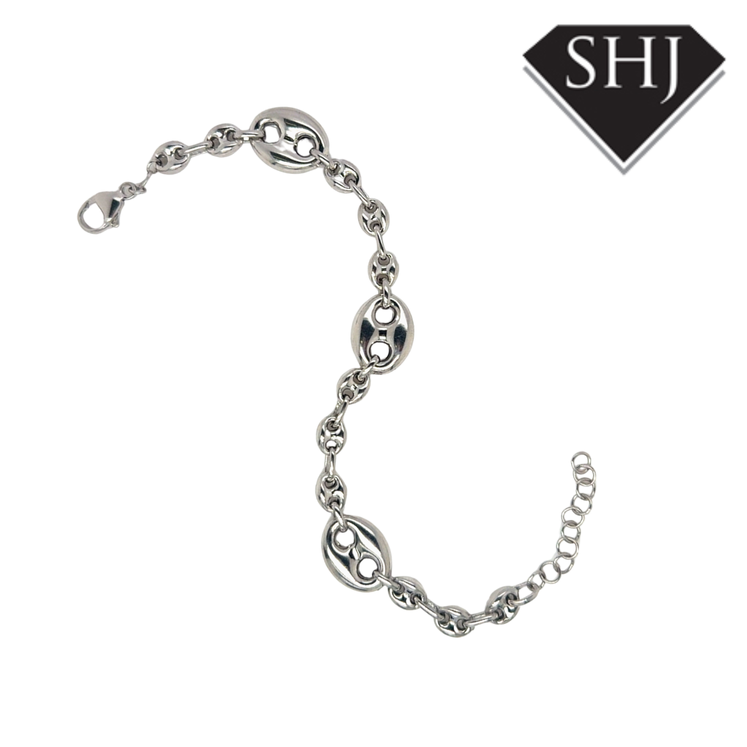 Silver Marine Chain Bracelet