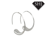 Silver Large Luna Earrings Lucy Q