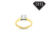 Affordable Luxury Collection - 0.90ct 18ct Yellow Gold Diamond Engagement Ring