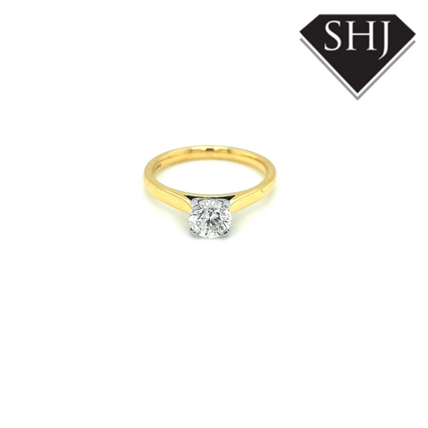 Affordable Luxury Collection - 0.90ct 18ct Yellow Gold Diamond Engagement Ring