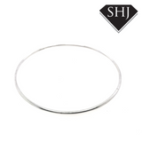 9ct White Gold Bangle