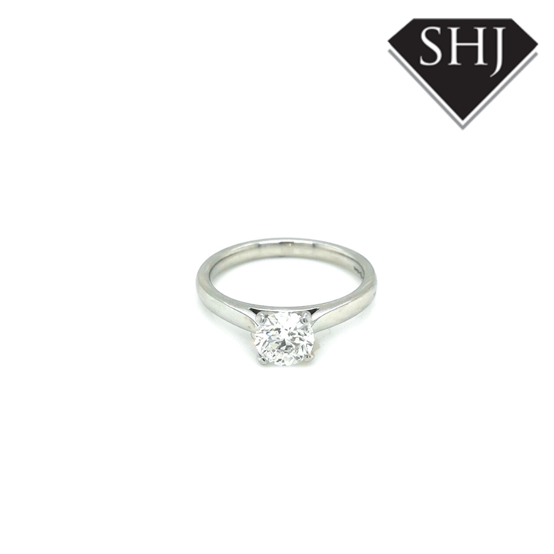 Affordable Luxury Collection 0.90ct Platinum Engagement Ring