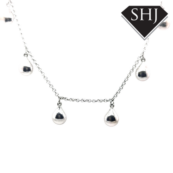 Silver Lucy Q Necklace