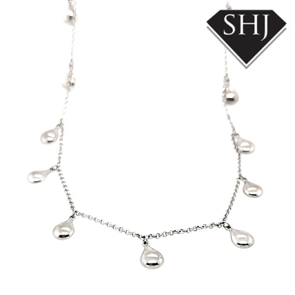 Silver Lucy Q Necklace