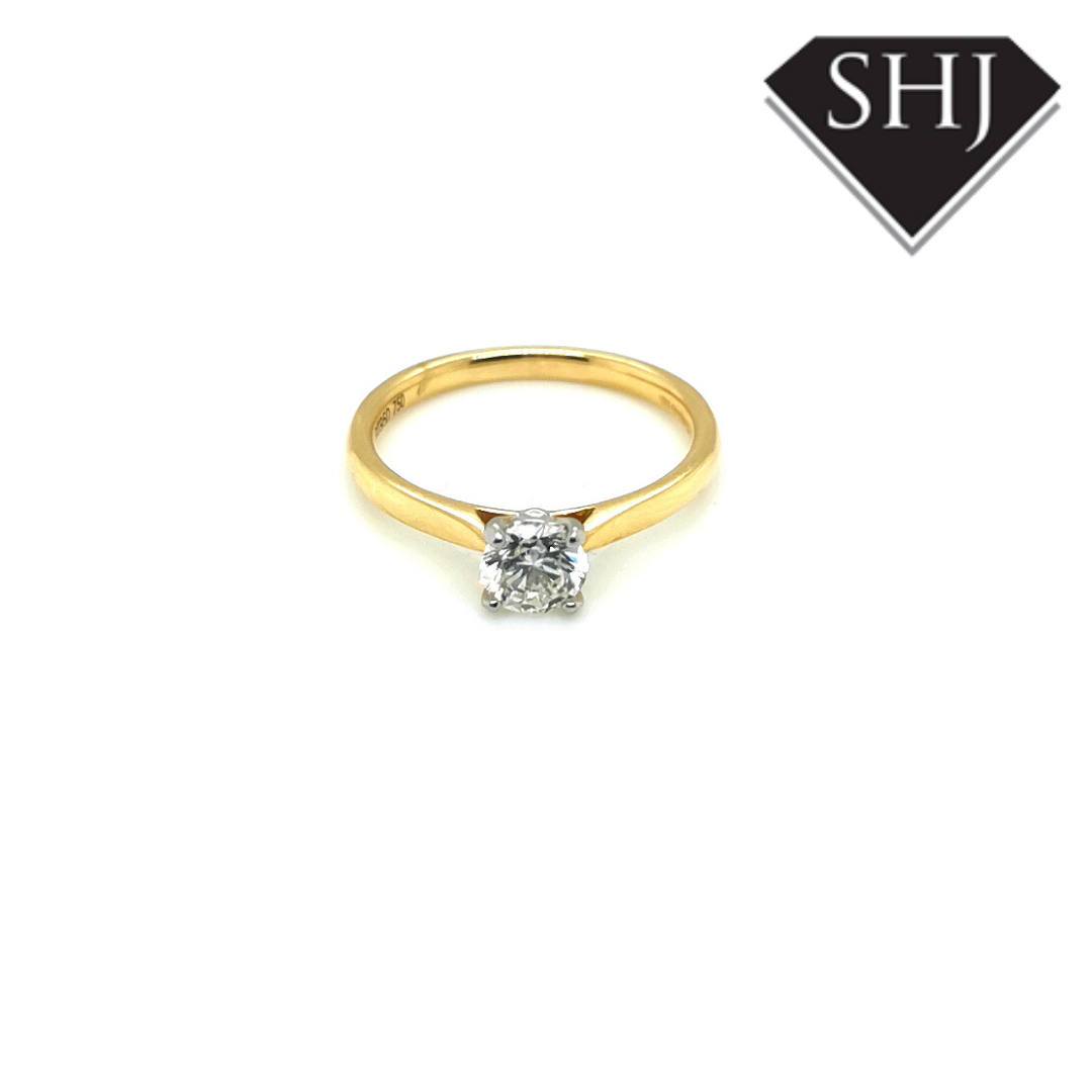 18ct Yellow Gold  0.50ct Diamond Engagement Ring