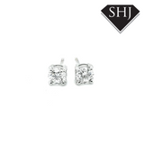 18ct White Gold Diamond Earrings 0.80ct