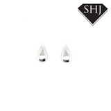 Silver Lucy Q Mini Tear Drop Earrings