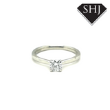Affordable Luxury Platinum Diamond Ring 0.33pt
