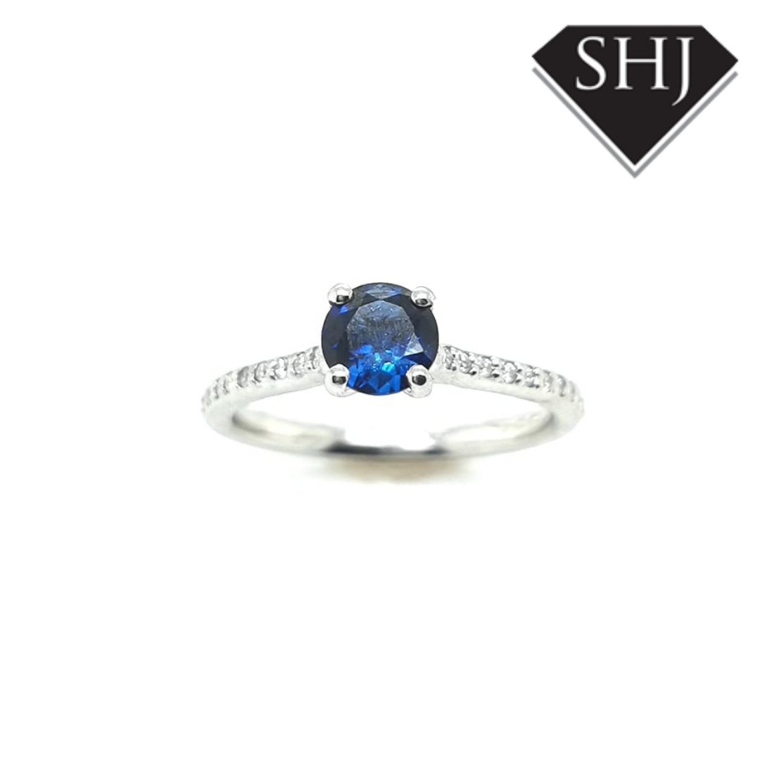 Single stone 2025 sapphire ring