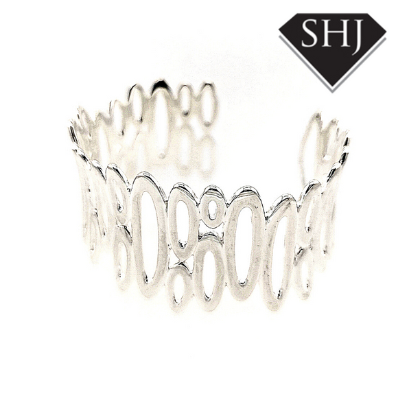 Lumi Silver Bangle