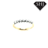 9ct Yellow Gold/White Gold Diamond Eternity Ring