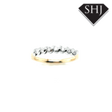 9ct Yellow Gold/White Gold Diamond Eternity Ring