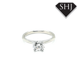 Laboratory Grown Platinum Single Stone Diamond Ring 1.07ct