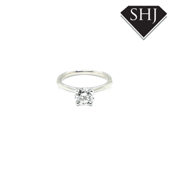 Laboratory Grown Platinum Single Stone Diamond Ring 1.07ct