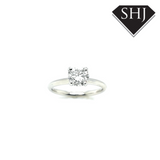 Laboratory Grown Platinum Single Stone Diamond Ring 1.07ct